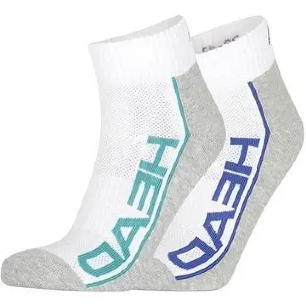 Носки Head Performance quarter 2-pack white/grey/multicolor 791019001-003 Носки Head Performance quarter 2-pack white/grey/multicolor 791019001-003