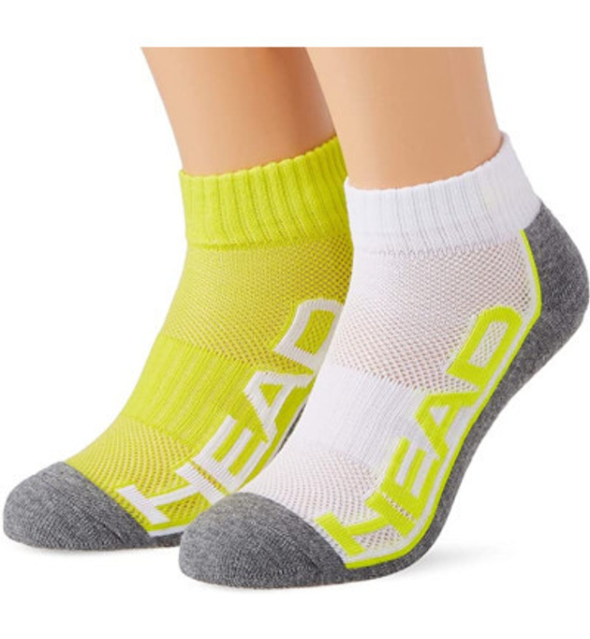 Носки Head Performance quarter 2-pack yellow/white/grey
