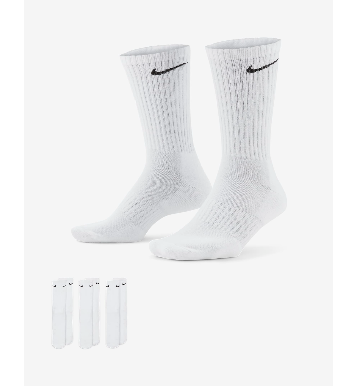 Носки Nike Everday cush crew white 3 pair
