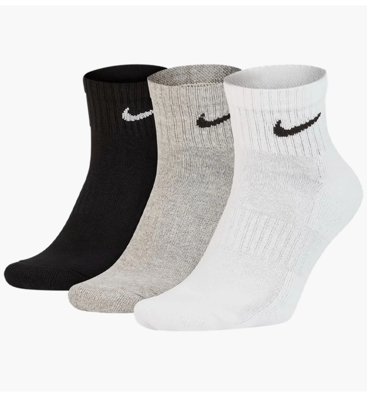 Носки Nike EVERYDAY CUSH ANKLE black/white/grey