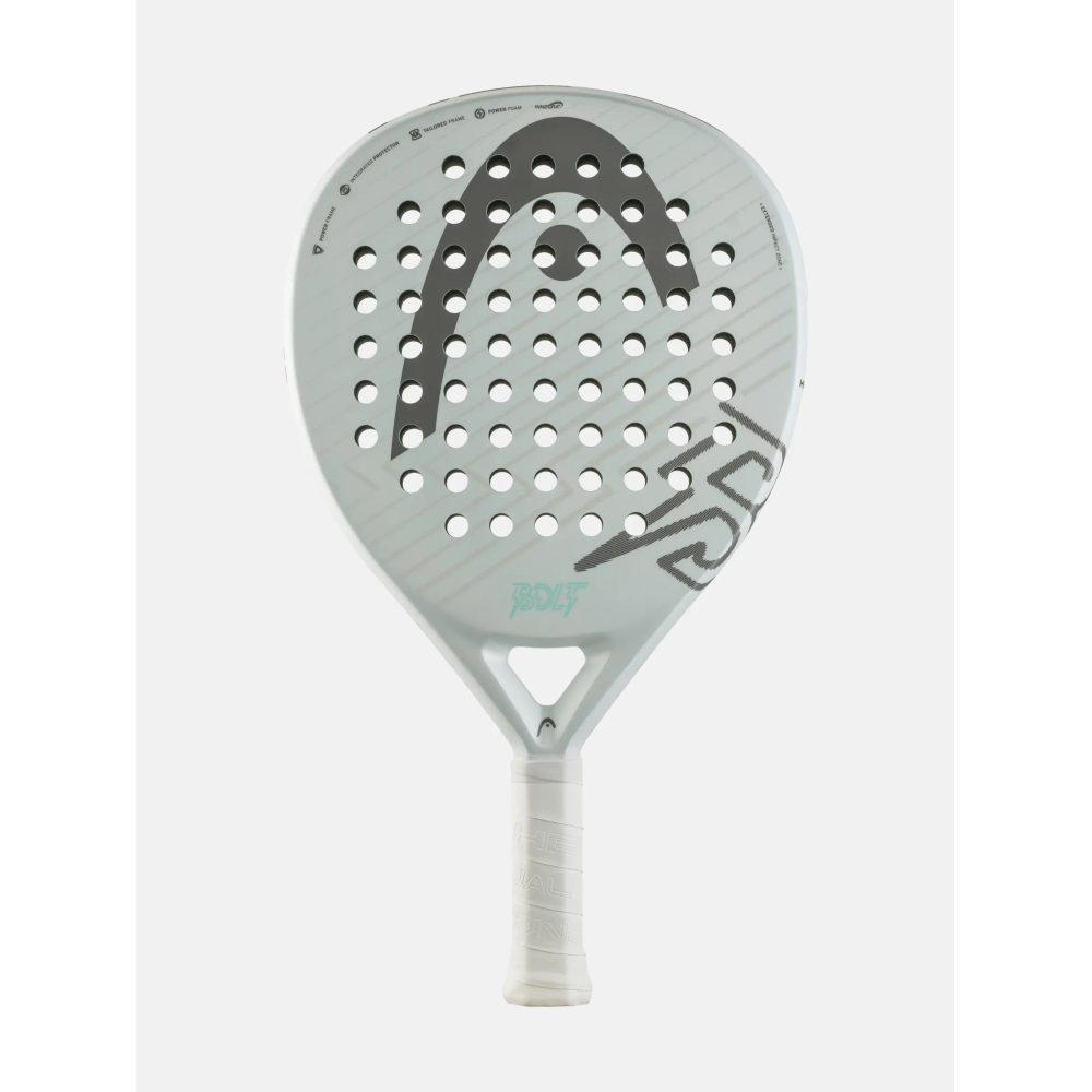 Ракетка для падел тенісу Head Bolt 2025 White/Grey 226216 Ракетка для падел тенісу Head Bolt 2025 White/Grey 226216