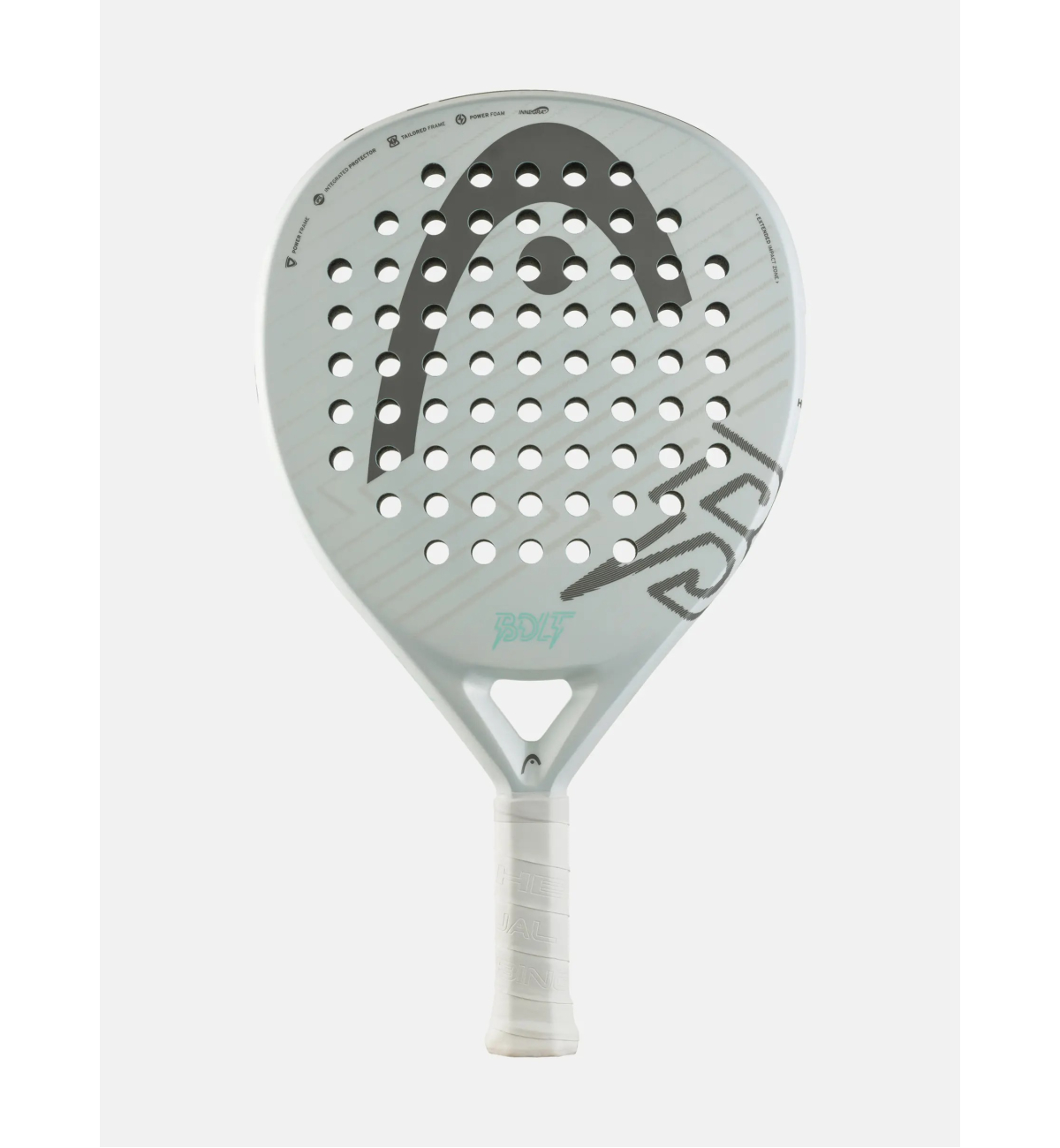 Ракетка для падел тенісу Head Bolt 2025 White/Grey