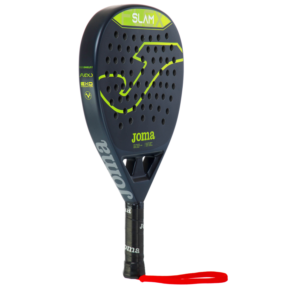 Ракетка для падел тенниса Joma Slam dark grey with cover 401186.154 Ракетка для падел тенниса Joma Slam dark grey with cover 401186.154