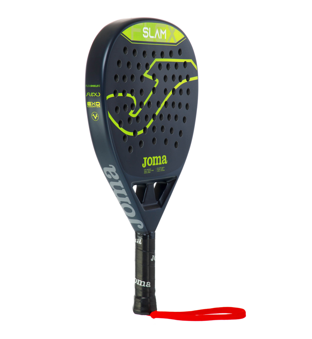 Ракетка для падел тенниса Joma Slam dark grey with cover