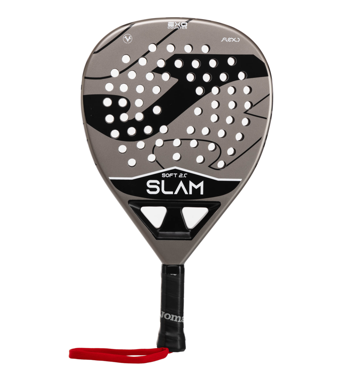 Ракетка для падел тенниса Joma Slam grey with cover