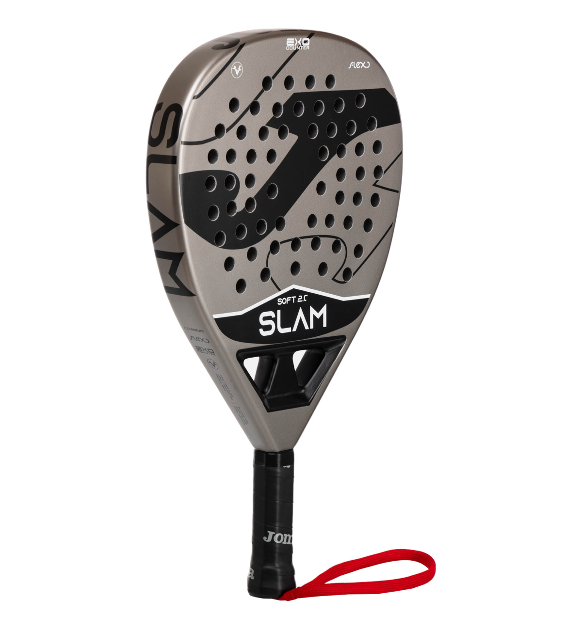 Ракетка для падел тенниса Joma Slam grey with cover