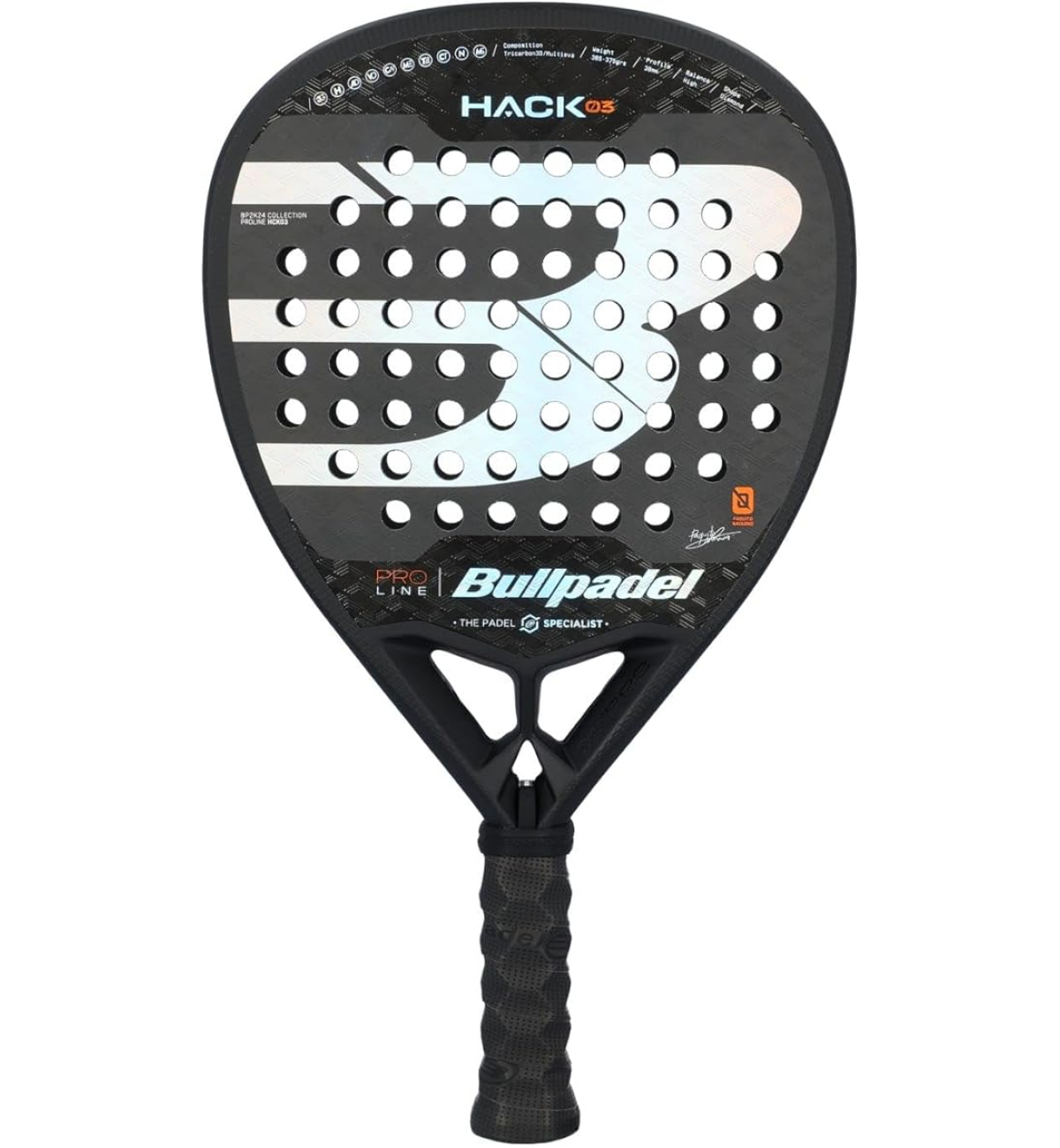 Ракетка падел Bullpadel Paquito Navarro Hack 03 2024