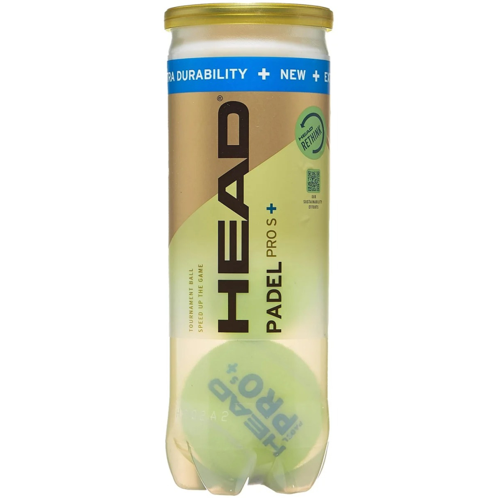 Мячи для падел Head Padel PRO S + 3B 540303 Мячи для падел Head Padel PRO S + 3B 540303