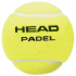 Мячи для падел Head Padel Team 3B 575651 Мячи для падел Head Padel Team 3B 575651