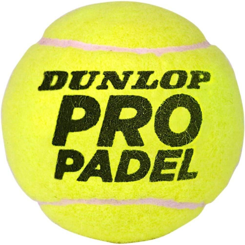 М'ячі для падел Dunlop Pro Padel 3PET 601673 М'ячі для падел Dunlop Pro Padel 3PET 601673