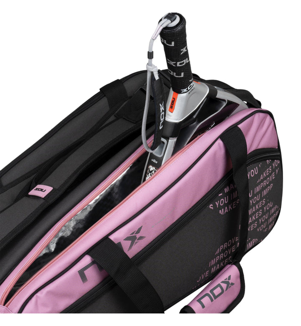 Сумка для падел тенісу Nox STREET SERIES GREY/PINK