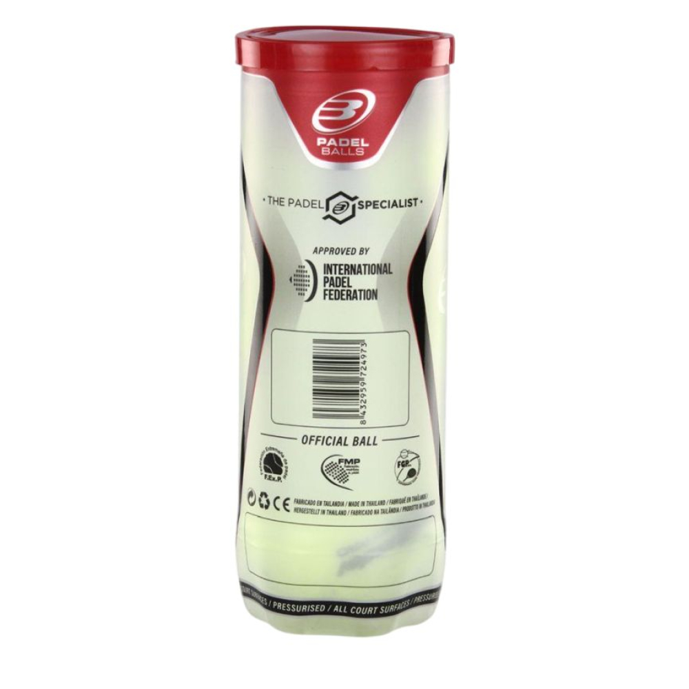 Мячи для падел тенниса Bullpadel Premium Pro 3B Мячи для падел тенниса Bullpadel Premium Pro 3B