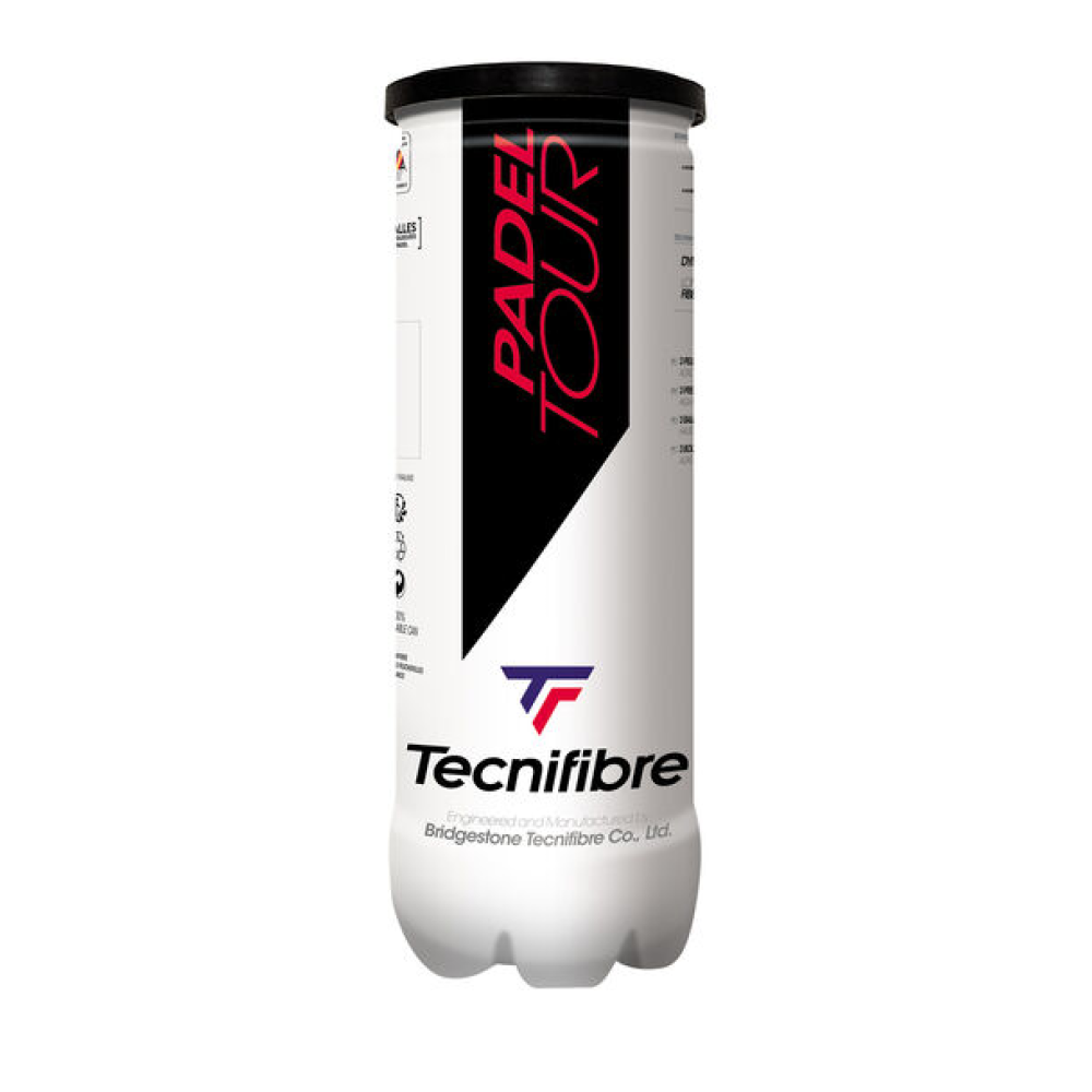 Мячи для падел Tecnifibre Padel tour 3 balls Мячи для падел Tecnifibre Padel tour 3 balls