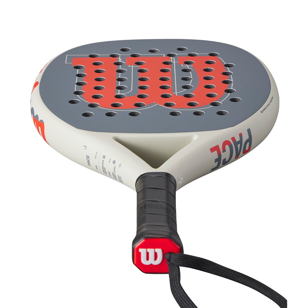 Ракетка для падел тенісу Wilson Pace V1 Paddle Red WR169311U2 Ракетка для падел тенісу Wilson Pace V1 Paddle Red WR169311U2
