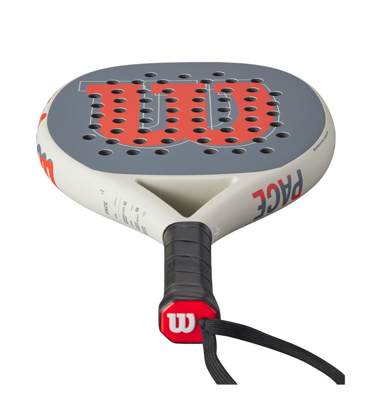 Ракетка для падел тенісу Wilson Pace V1 Paddle Red