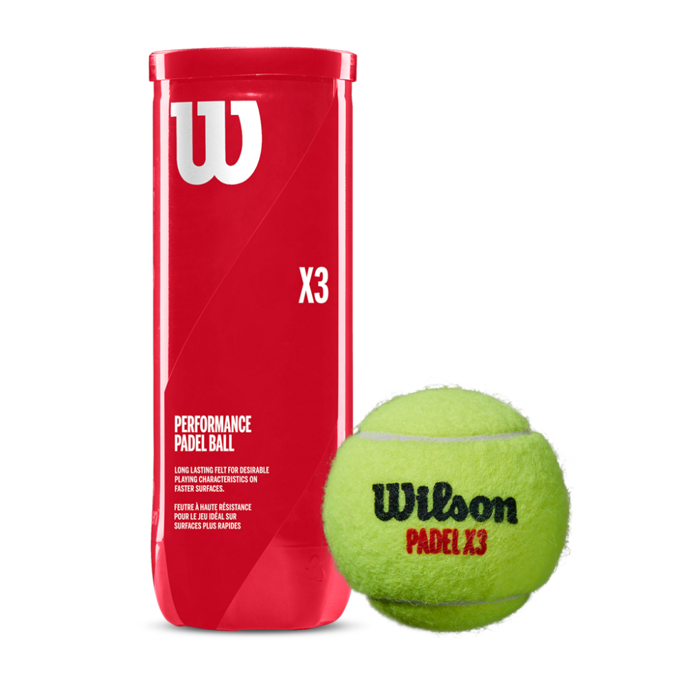 М'ячі для падел тенісу Wilson Padel 3 Ball Can WR8900801001 М'ячі для падел тенісу Wilson Padel 3 Ball Can WR8900801001