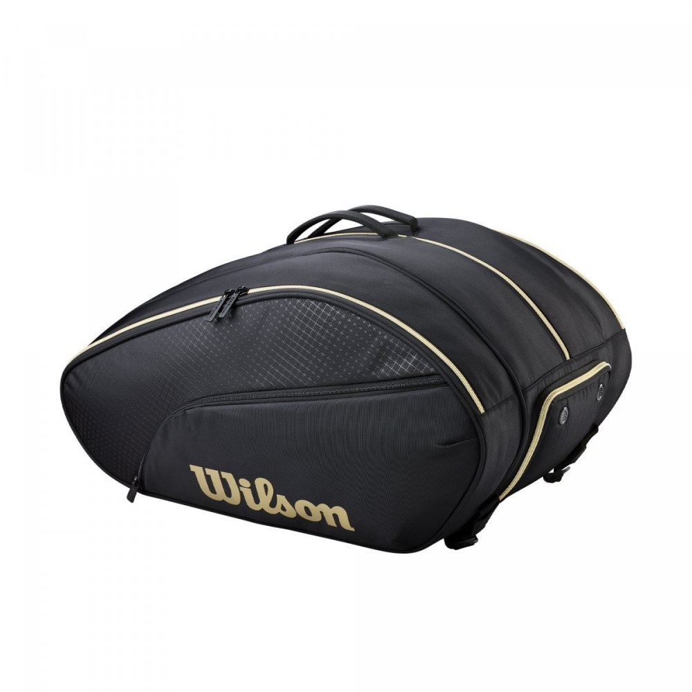 Чохол для падел Wilson Padel Defy V1 Bag Black/Gold WR8914201001 Чохол для падел Wilson Padel Defy V1 Bag Black/Gold WR8914201001