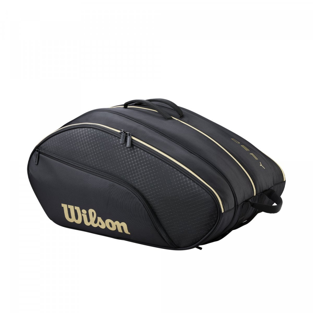 Чохол для падел Wilson Padel Defy V1 Bag Black/Gold WR8914201001 Чохол для падел Wilson Padel Defy V1 Bag Black/Gold WR8914201001