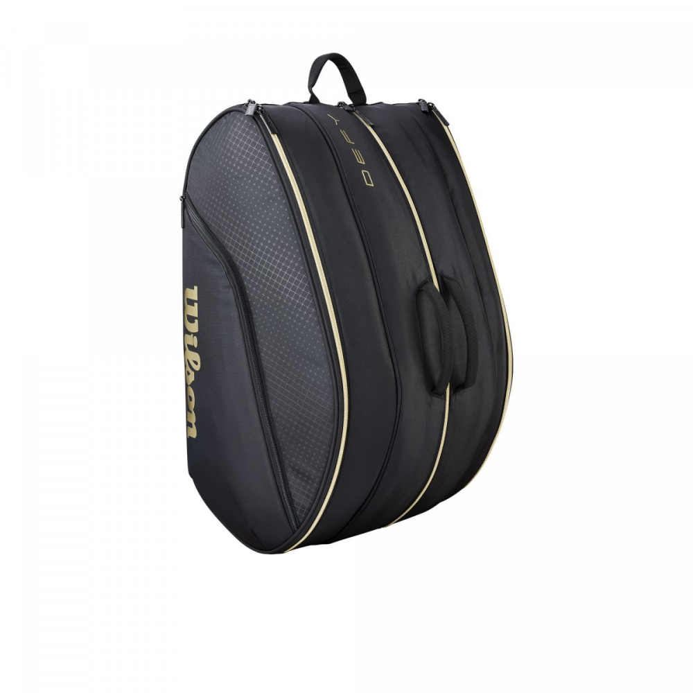 Чохол для падел Wilson Padel Defy V1 Bag Black/Gold WR8914201001 Чохол для падел Wilson Padel Defy V1 Bag Black/Gold WR8914201001