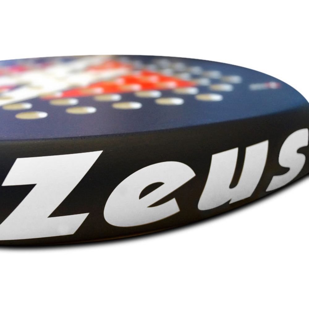 Ракетка для падел тенниса Zeus Racchetta logo bl/re Z01936 Ракетка для падел тенниса Zeus Racchetta logo bl/re Z01936