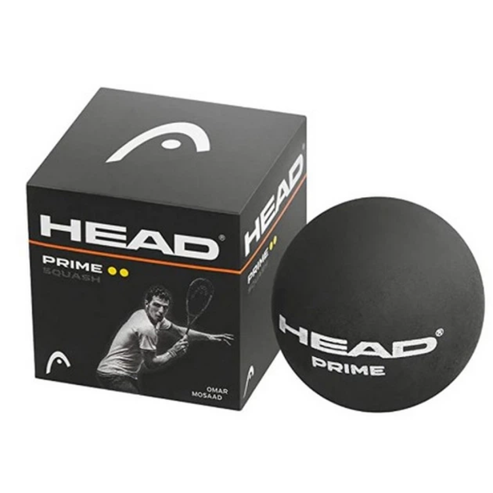 Мяч для сквоша Head Prime Squash Ball Black 2 желтые 287-306 Мяч для сквоша Head Prime Squash Ball Black 2 желтые 287-306