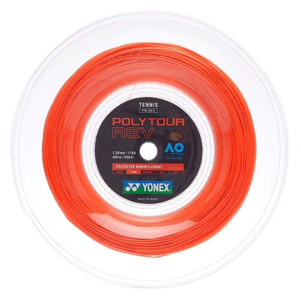 Комплект струн Yonex Poly Tour Rev Bright Orange на 1 ракетку Комплект струн Yonex Poly Tour Rev Bright Orange на 1 ракетку