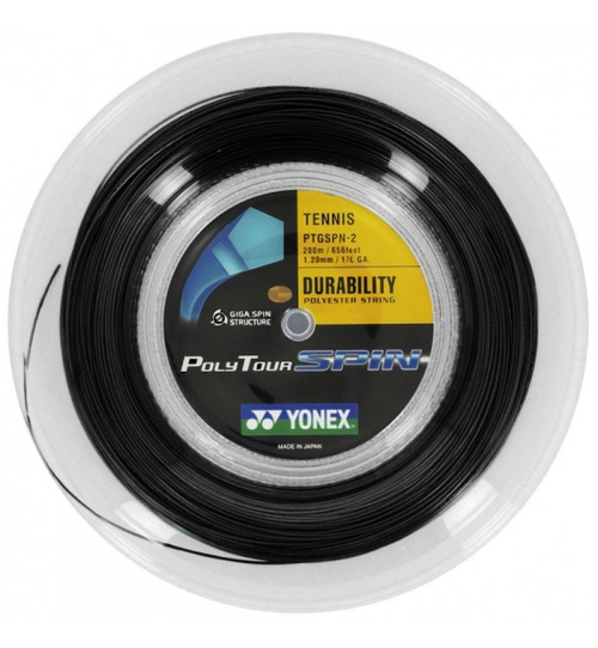 Комплект струн Yonex Poly Tour Spin Black