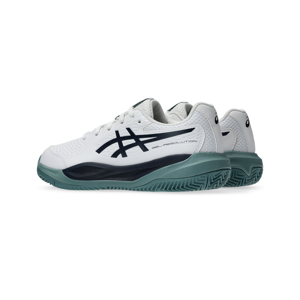 Кросівки дитячі Asics Gel-Resolution X GS Clay White/Midnight 1044A080-103 Кросівки дитячі Asics Gel-Resolution X GS Clay White/Midnight 1044A080-103