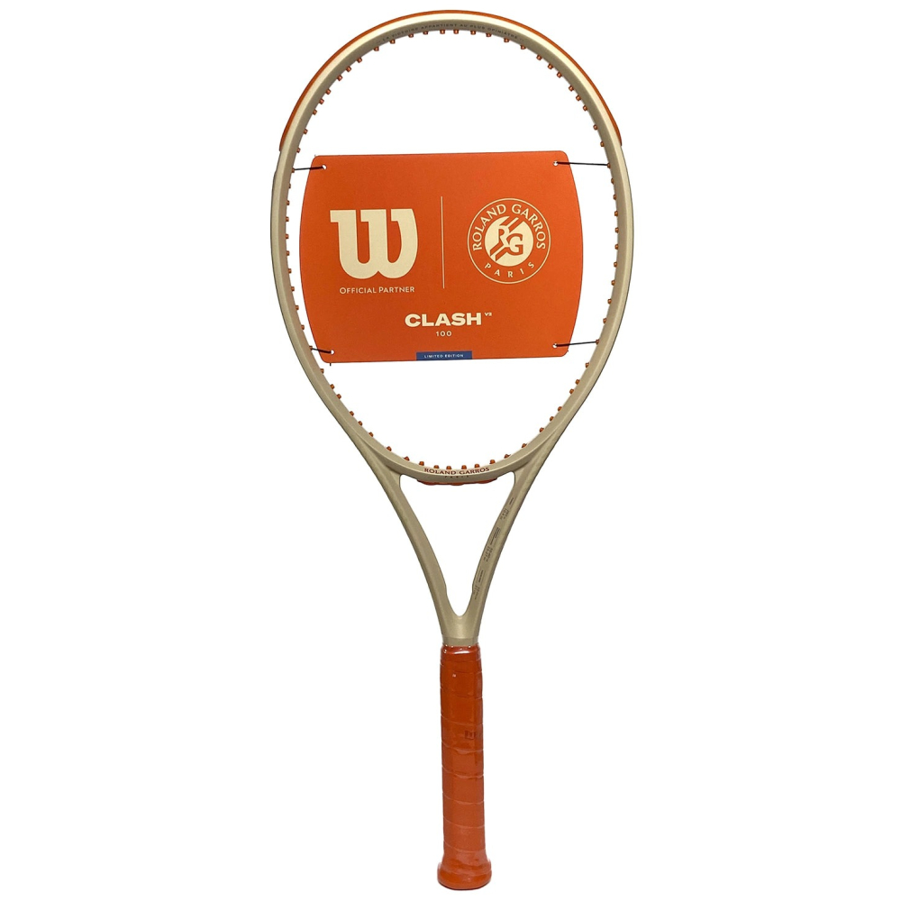 Ракетка тенісна Wilson CLASH 100 V2 Roland Garros 2024 WR150711 Ракетка тенісна Wilson CLASH 100 V2 Roland Garros 2024 WR150711