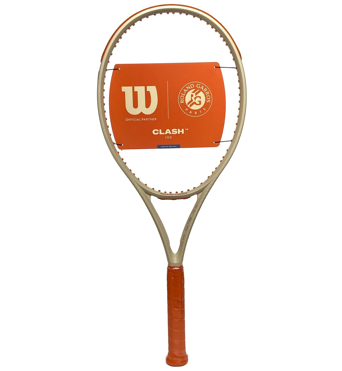 Ракетка Wilson CLASH 100 V2 Roland Garros 2024
