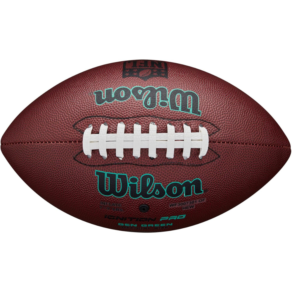 М'яч для американського футболу Wilson NFL IGNITION PRO ECO OF WF3007301XBOF М'яч для американського футболу Wilson NFL IGNITION PRO ECO OF WF3007301XBOF