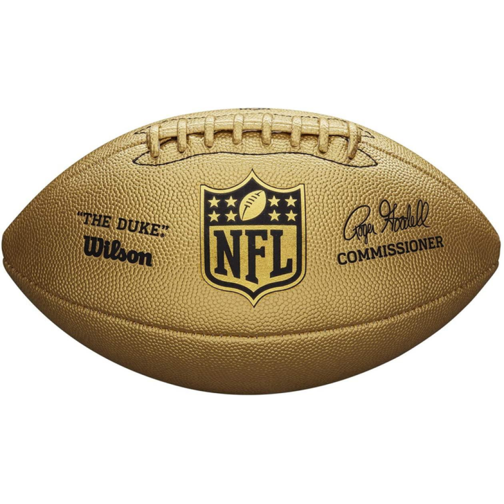 М'яч для американського футболу Wilson Duke metallic edition OS FB gold WTF1826XB М'яч для американського футболу Wilson Duke metallic edition OS FB gold WTF1826XB