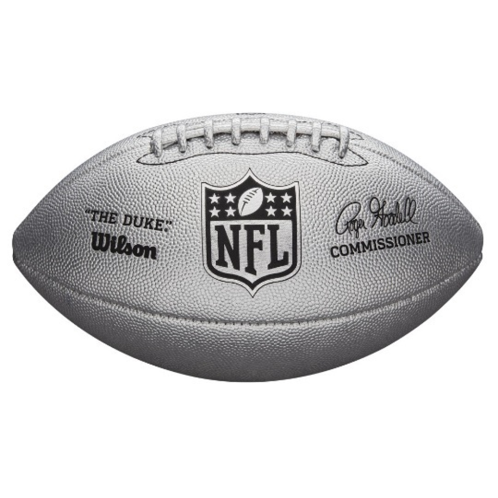 М'яч для американського футболу Wilson Duke metallic edition OS FB silver WTF1827XB М'яч для американського футболу Wilson Duke metallic edition OS FB silver WTF1827XB