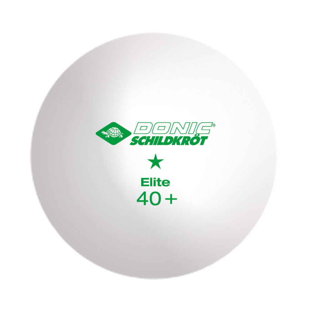 Мячи Donic Elite 1звезда 40+ (6шт.) plastic white Мячи Donic Elite 1звезда 40+ (6шт.) plastic white