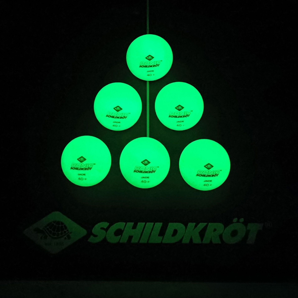 Мячи Donic Glow in the dark 40+ green 608507 Мячи Donic Glow in the dark 40+ green 608507