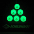 Мячи Donic Glow in the dark 40+ green 608507 Мячи Donic Glow in the dark 40+ green 608507