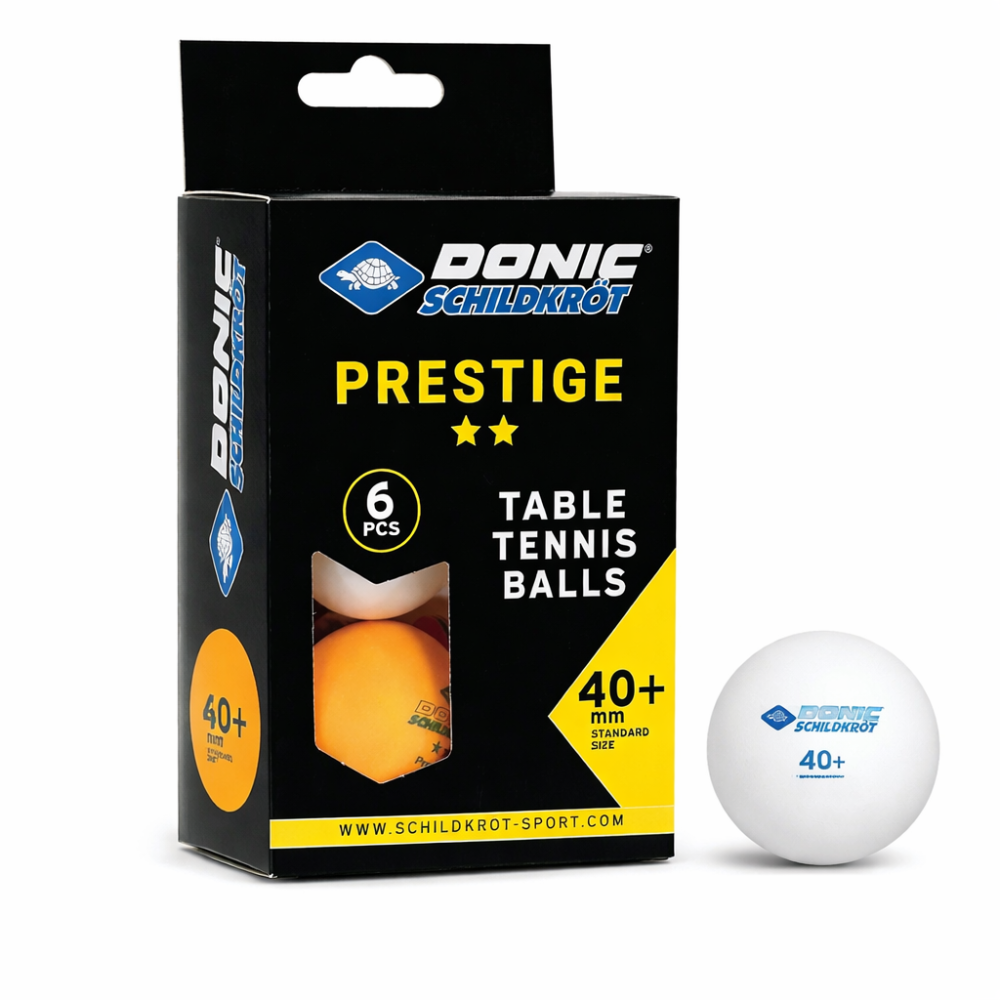 Мячи Donic Prestige 2* 40+ 6шт orange 608523 Мячи Donic Prestige 2* 40+ 6шт orange 608523