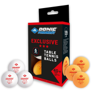 Donic Avantgarde 3* 40+ 6шт plastic white