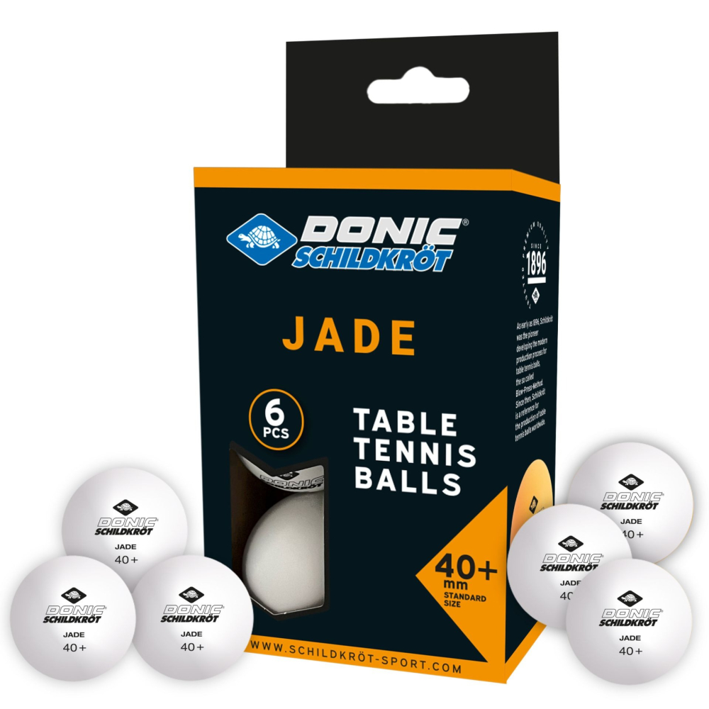 Мячи Donic Jade ball 40+ 6 шт white 618371 Мячи Donic Jade ball 40+ 6 шт white 618371