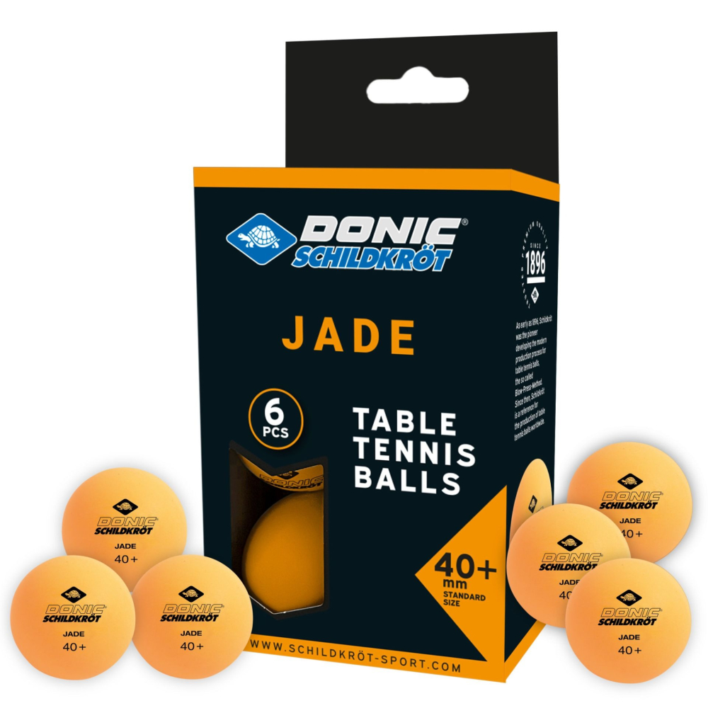Мячи Donic Jade ball 40+ 6 шт orange 618378 Мячи Donic Jade ball 40+ 6 шт orange 618378
