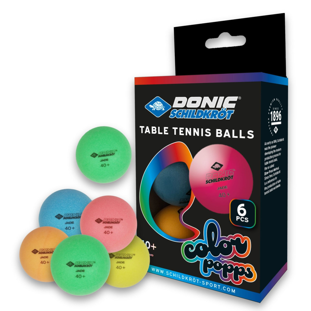 Мячи Donic Colour popps 6шт 649015 Мячи Donic Colour popps 6шт 649015