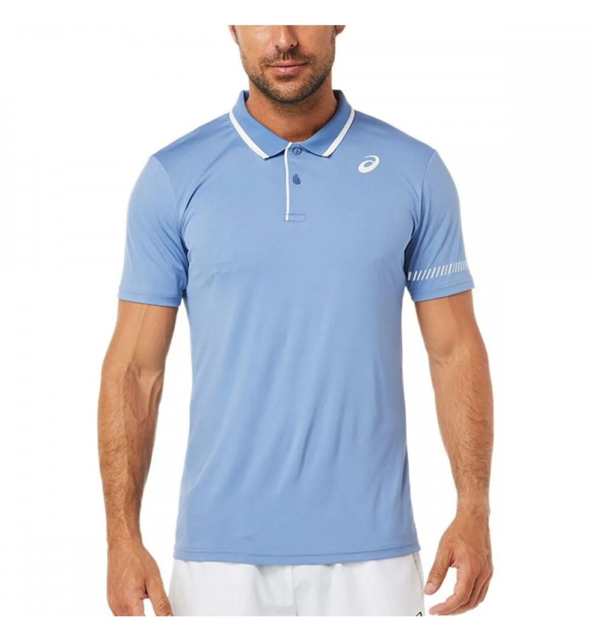 Поло мужское Asics COURT POLO SHIRT light-blue