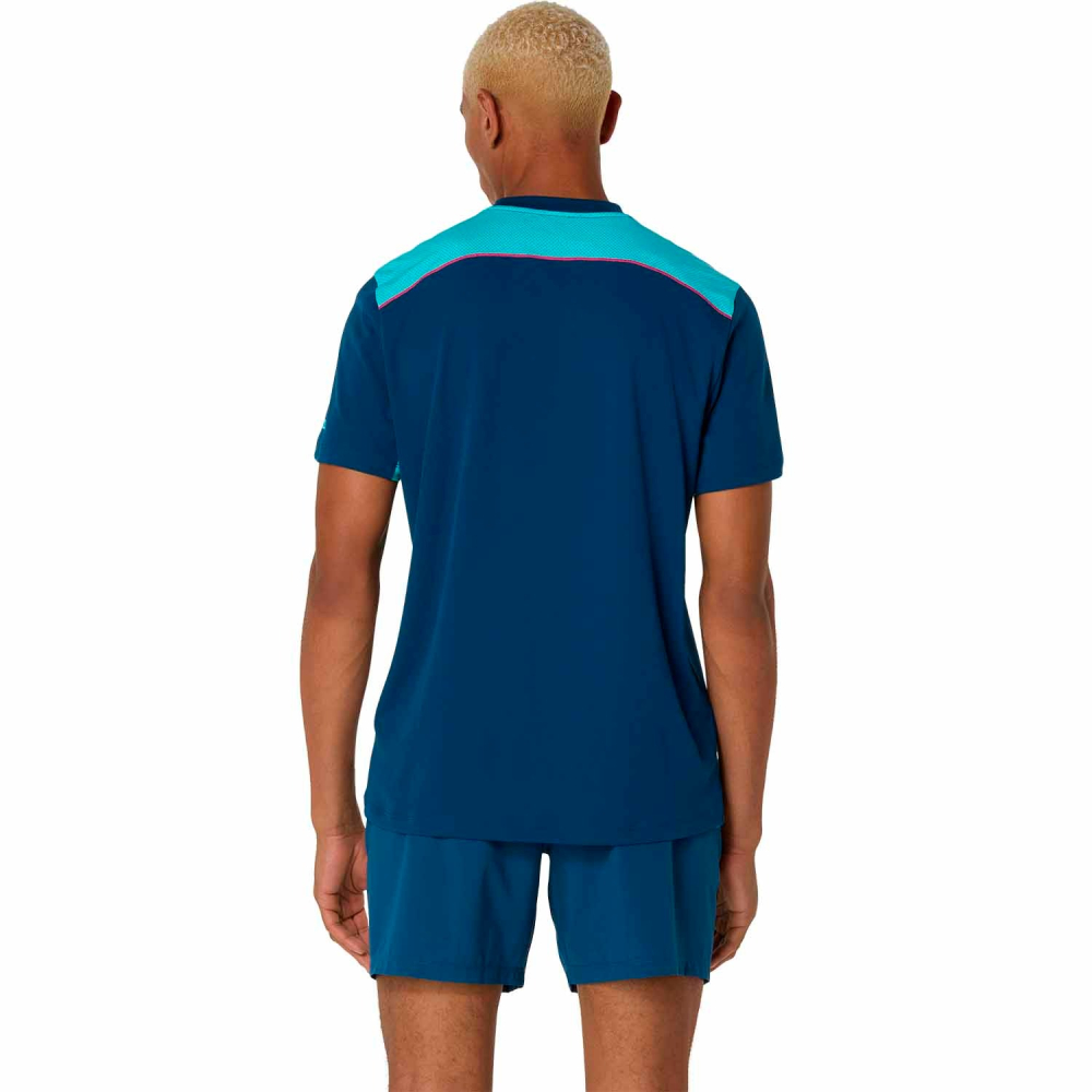 Футболка мужская Asics Court SS TOP Mako Blue 2041A349-401 Футболка мужская Asics Court SS TOP Mako Blue 2041A349-401