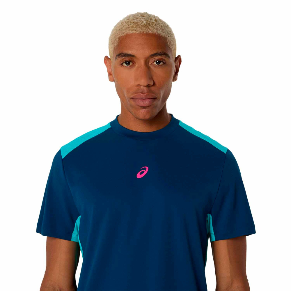 Футболка мужская Asics Court SS TOP Mako Blue 2041A349-401 Футболка мужская Asics Court SS TOP Mako Blue 2041A349-401