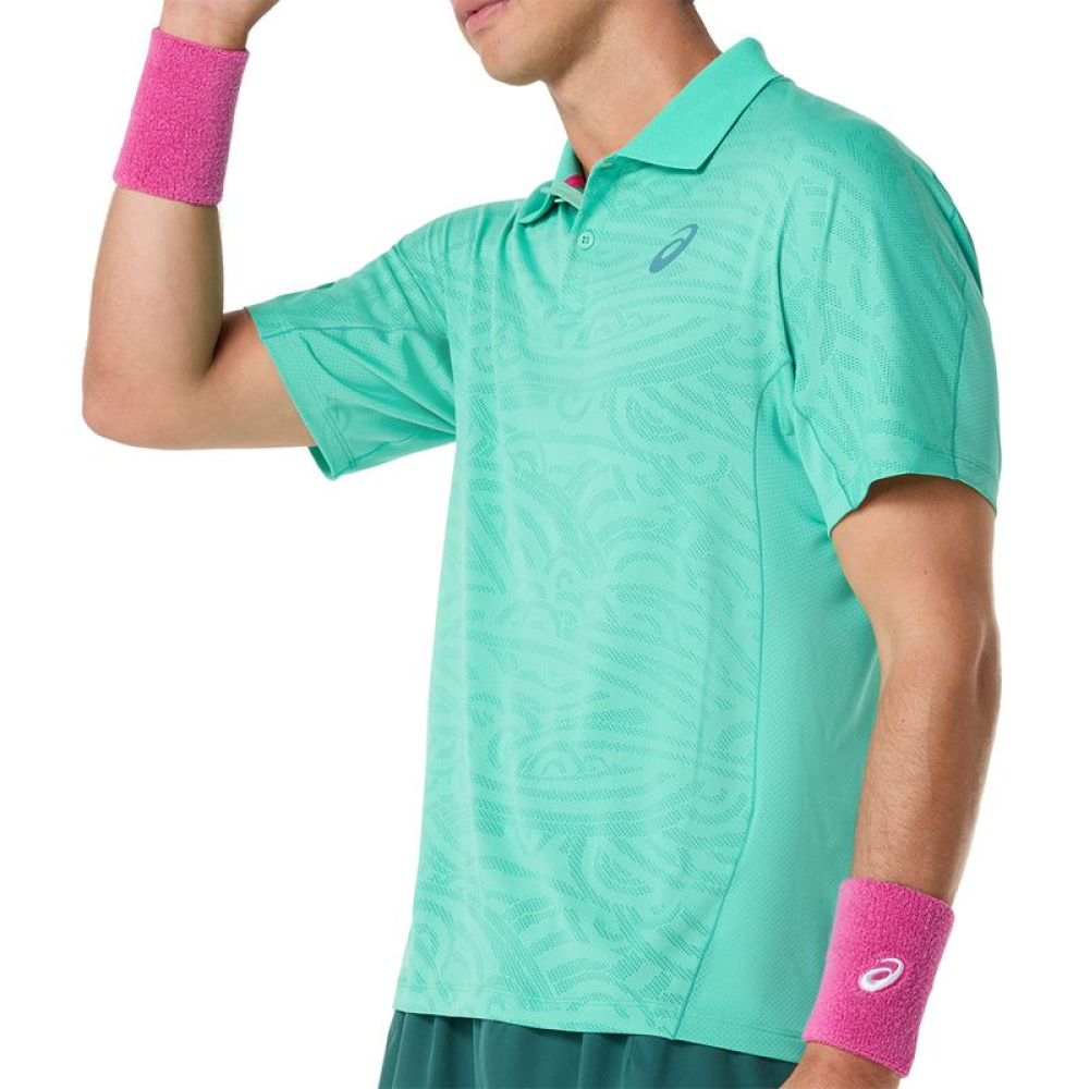 Футболка Asics Match Jacquard SS Top Aurora Green 2041A387-300 Футболка Asics Match Jacquard SS Top Aurora Green 2041A387-300