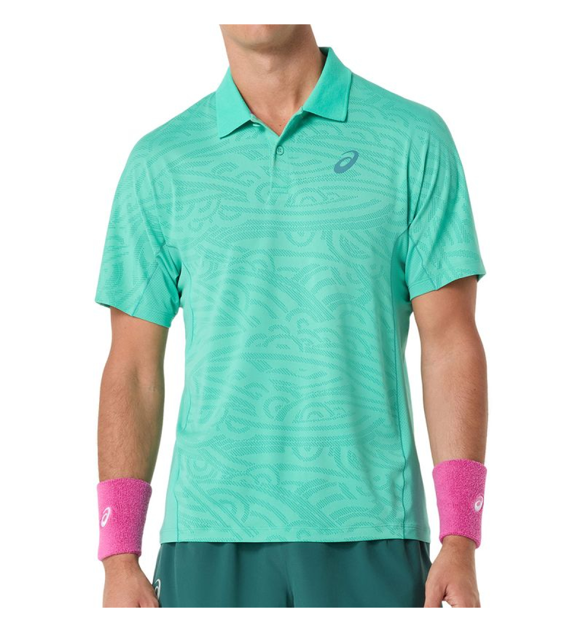 Футболка Asics Match Jacquard SS Top Aurora Green