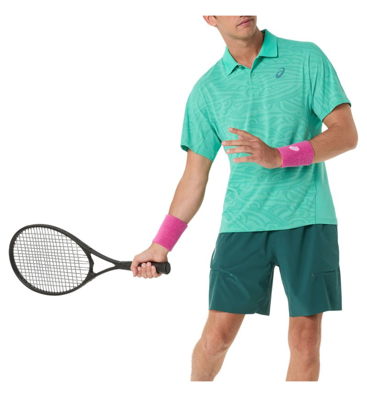 Футболка Asics Match Jacquard SS Top Aurora Green