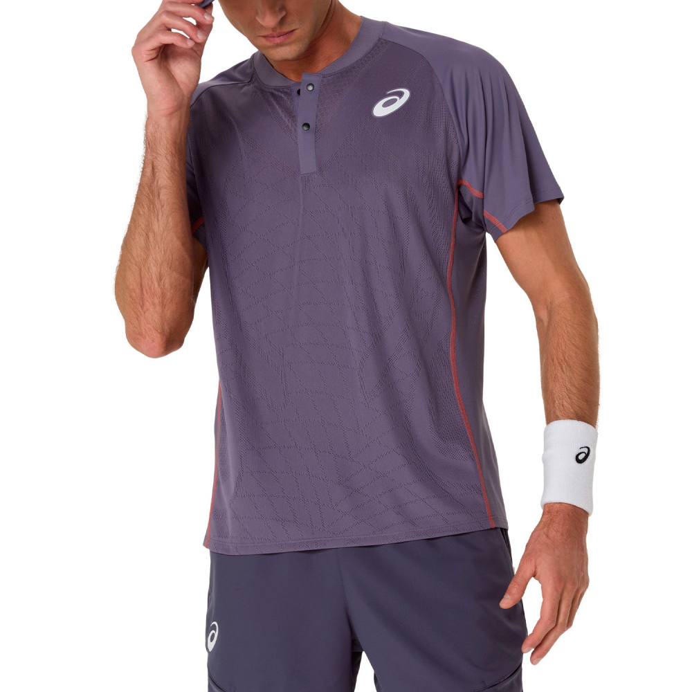 Поло мужское Asics Match Actibreeze Greyish Purple 2041A322-500 Поло мужское Asics Match Actibreeze Greyish Purple 2041A322-500