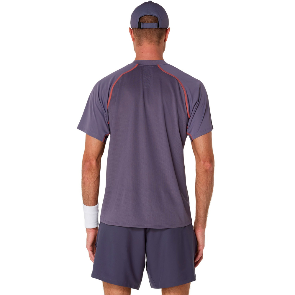 Поло мужское Asics Match Actibreeze Greyish Purple 2041A322-500 Поло мужское Asics Match Actibreeze Greyish Purple 2041A322-500