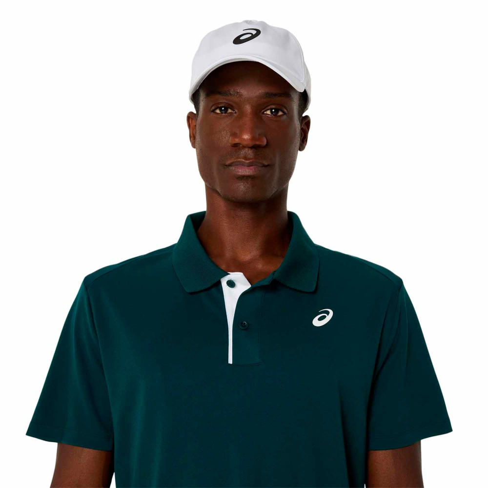 Поло мужское Asics Court Pro Polo Saxon Green 2041A340-300 Поло мужское Asics Court Pro Polo Saxon Green 2041A340-300